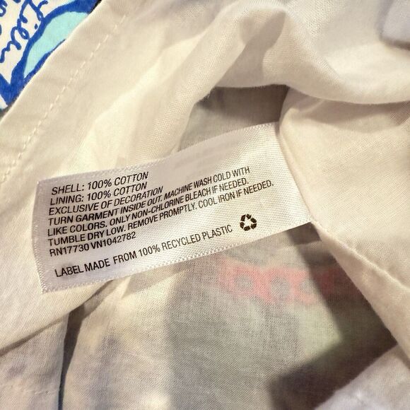 Lilly Pulitzer Target 20th Anniversary My Fans Shift Dress Blue Pink Crochet - Picture 8 of 13